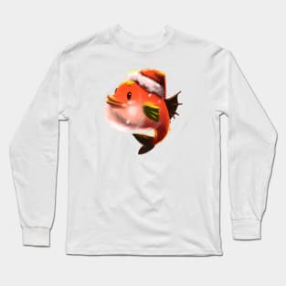 Cute Perch Drawing Long Sleeve T-Shirt